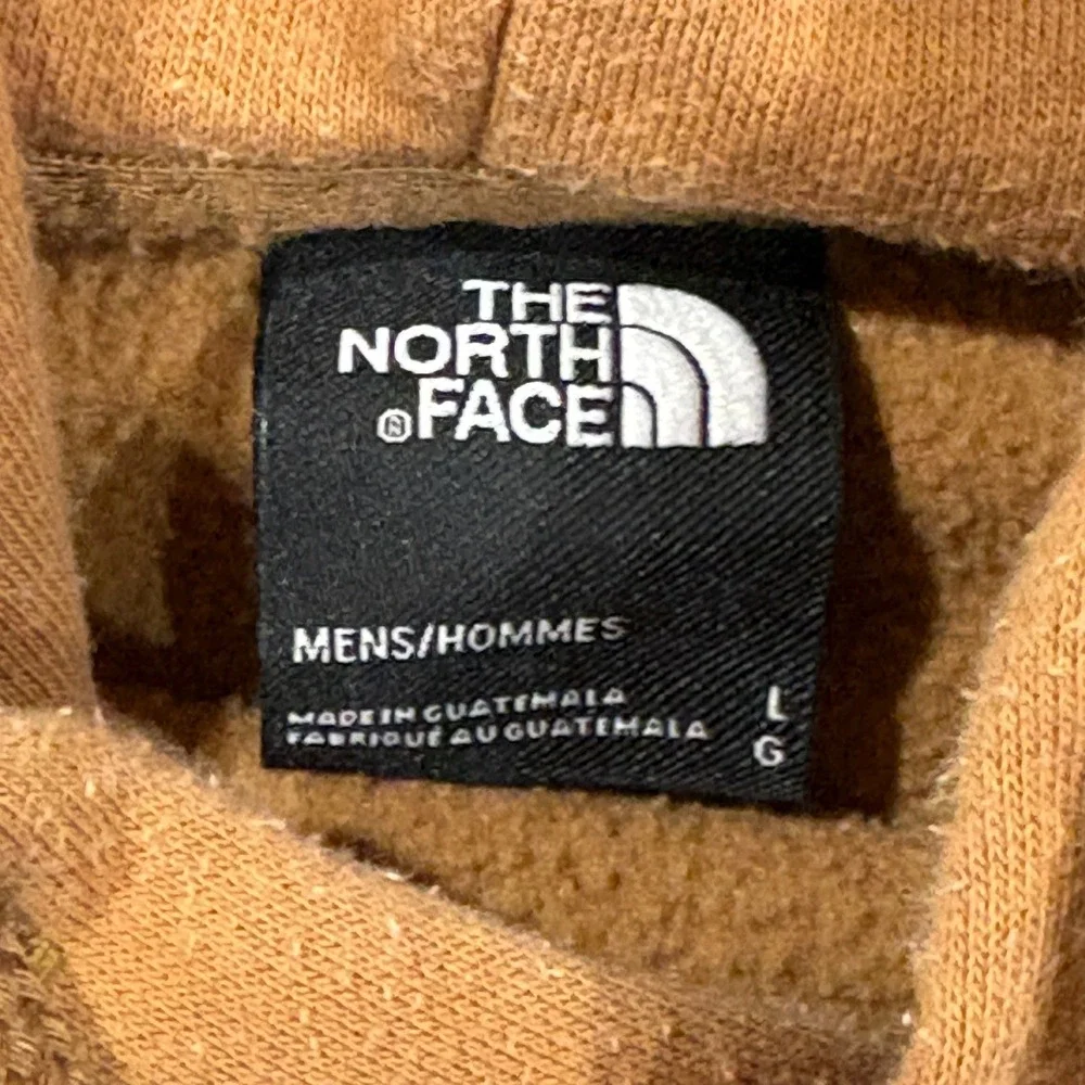 The‎ North Face Hoodie Mens Large Brown Pullover Fleece Hooded Graphic Logo